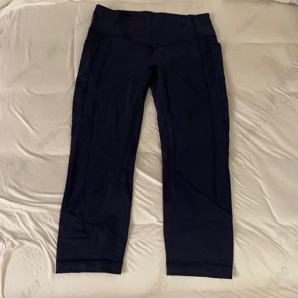 Blue Lululemon - cropped leggings